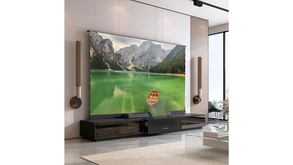 floor mount laser tv