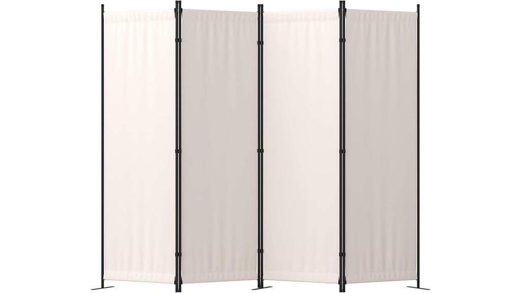 four panel folding screen