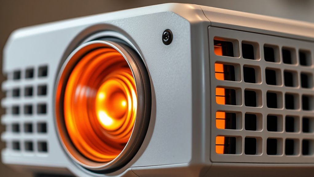 heat affects projector lifespan