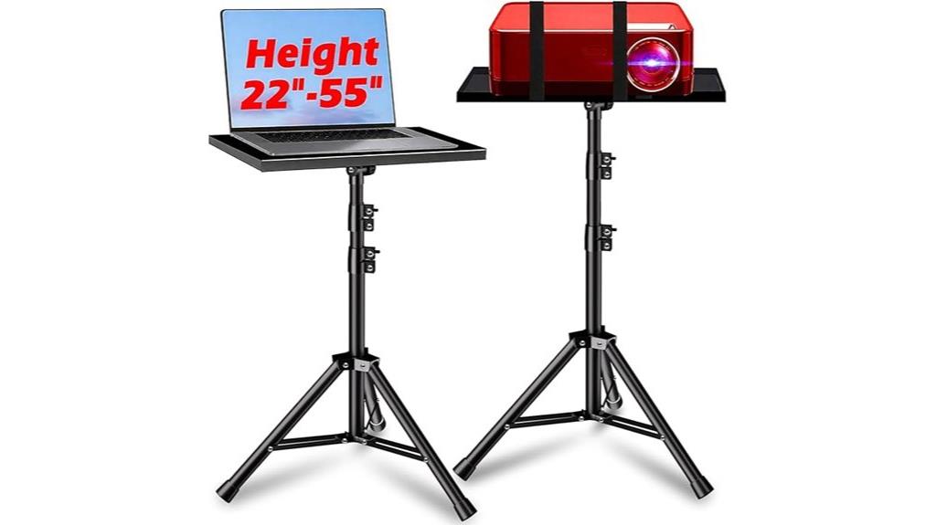 heavy duty adjustable projector stand