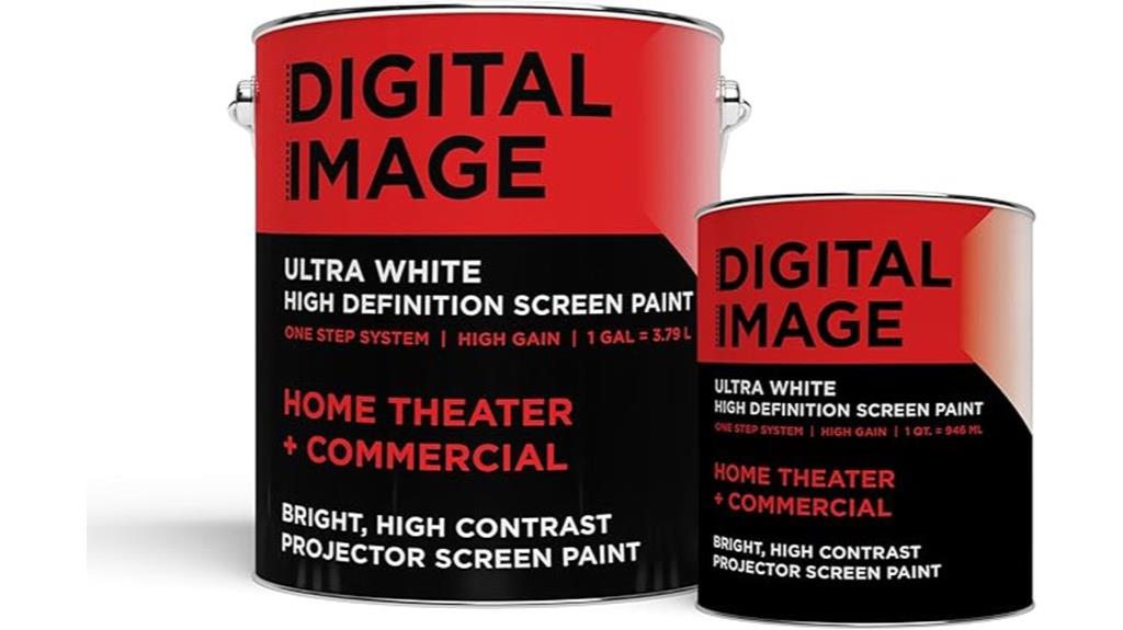 high definition white projection