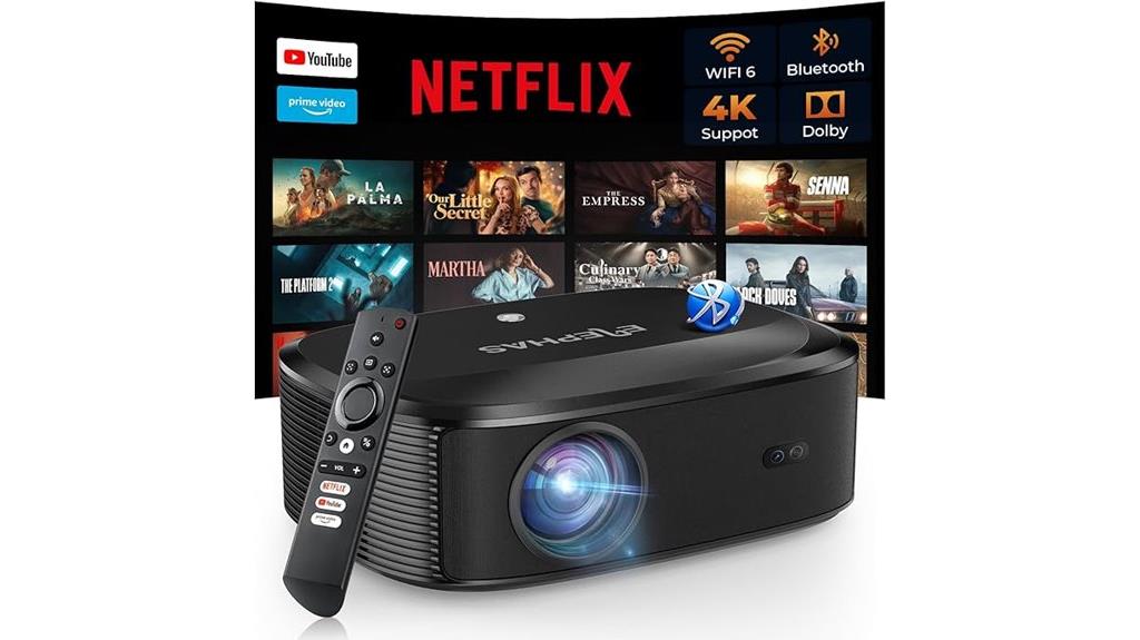 high resolution smart projector