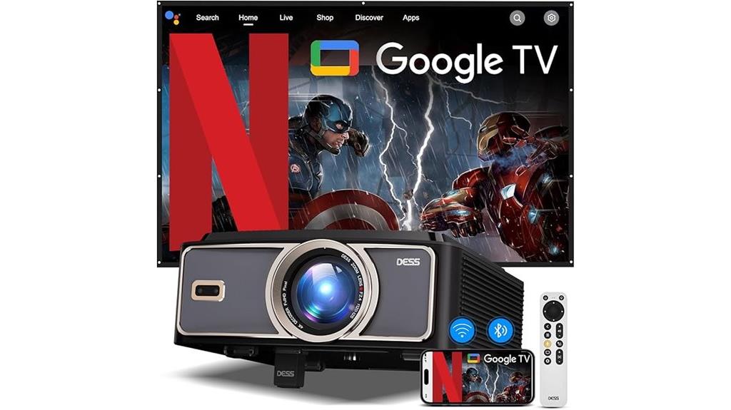 high resolution wireless outdoor projector