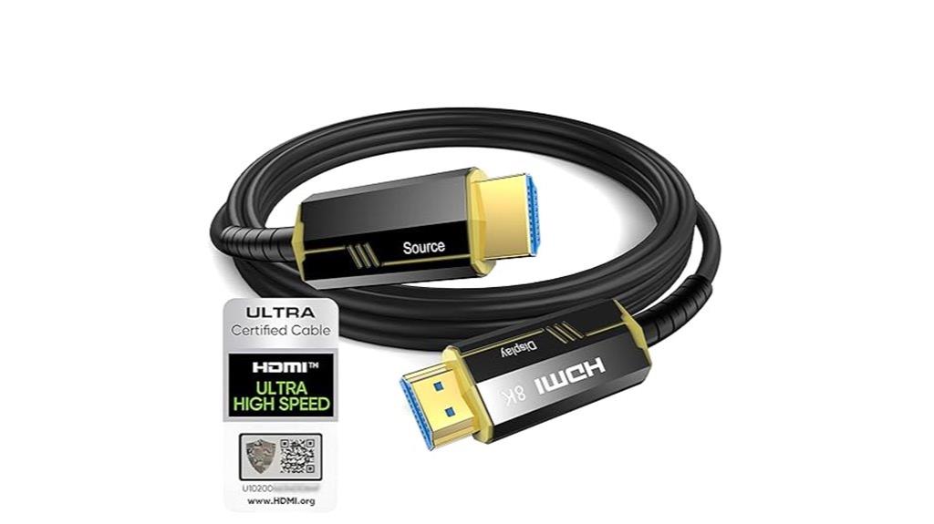high speed hdmi fiber cable