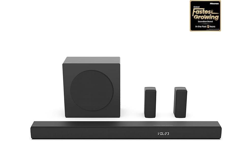 hisense 5 1 sound bar