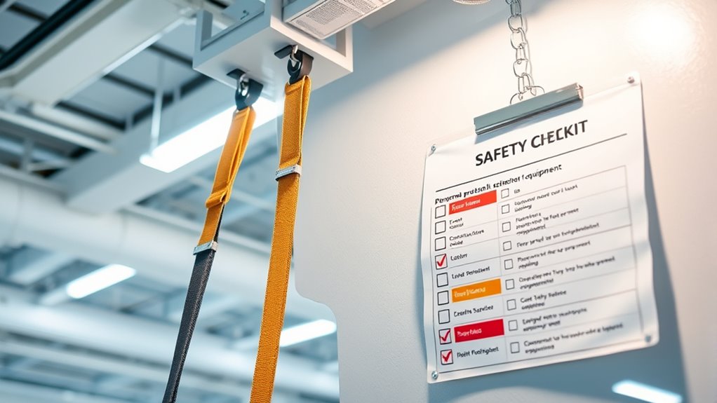 inspect wear secure maintain
