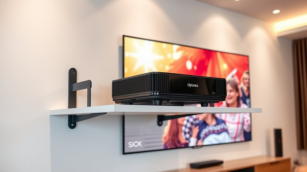 key factors for projector shelf