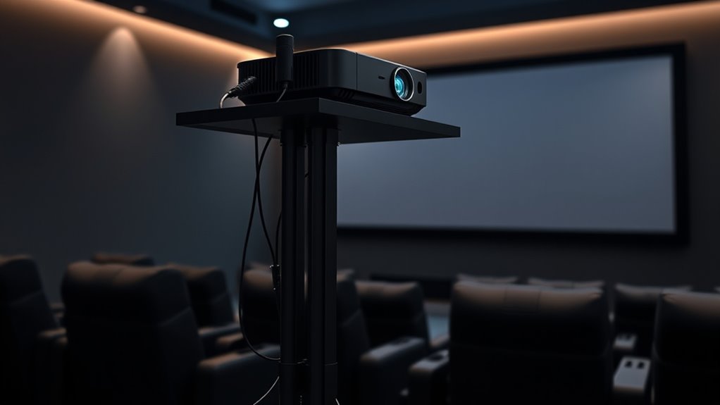 key projector stand features