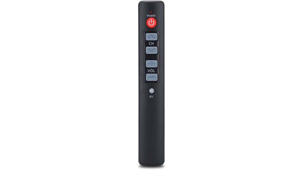 large button universal remote