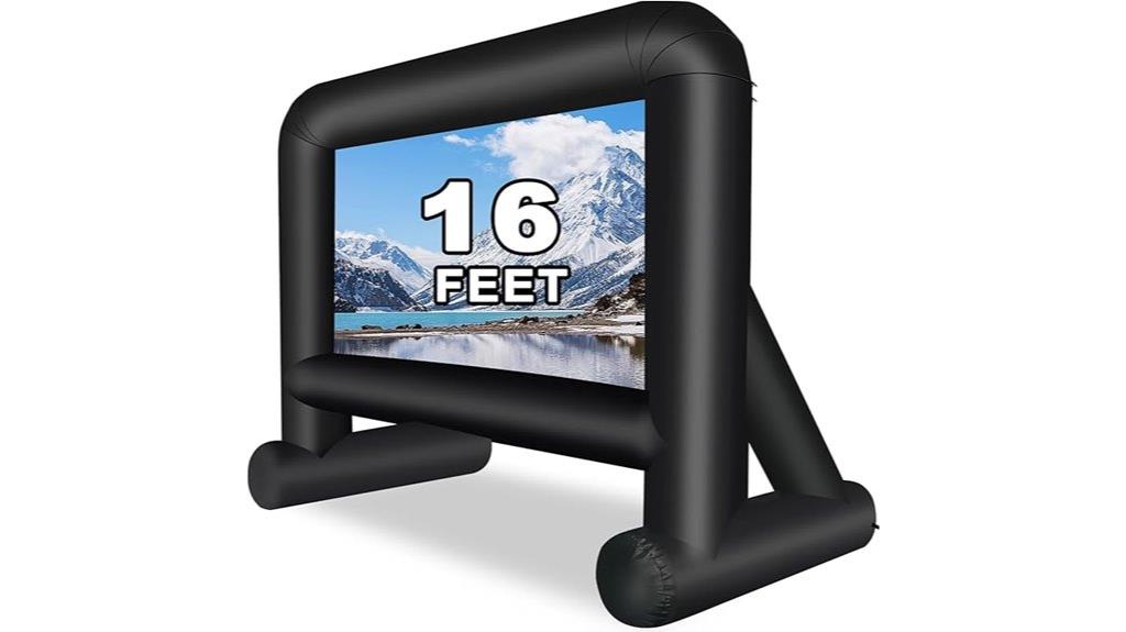 large inflatable outdoor screen