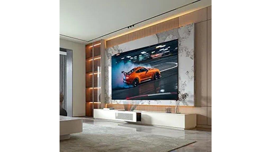 large laser tv cabinet
