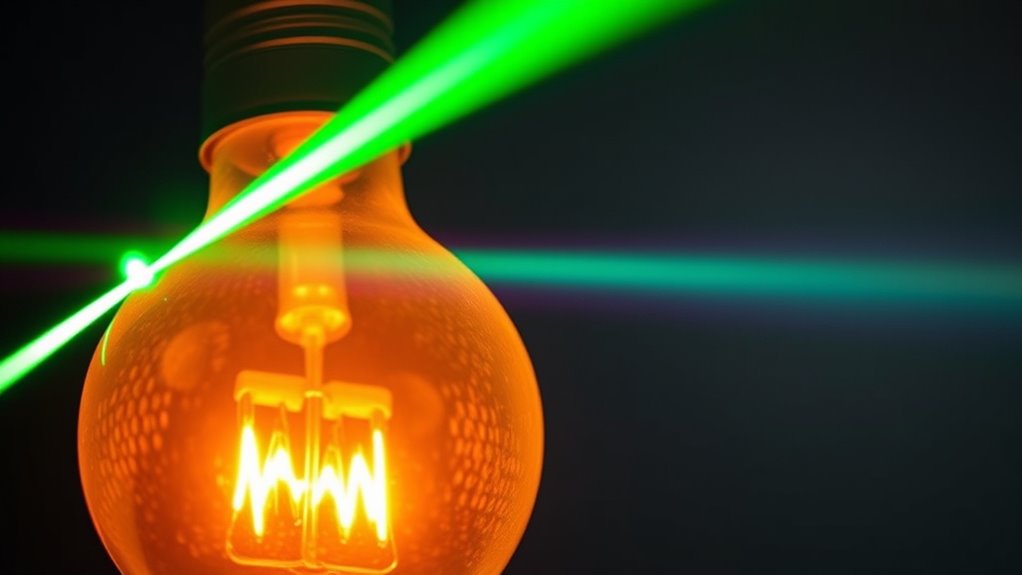 laser lamp light myth