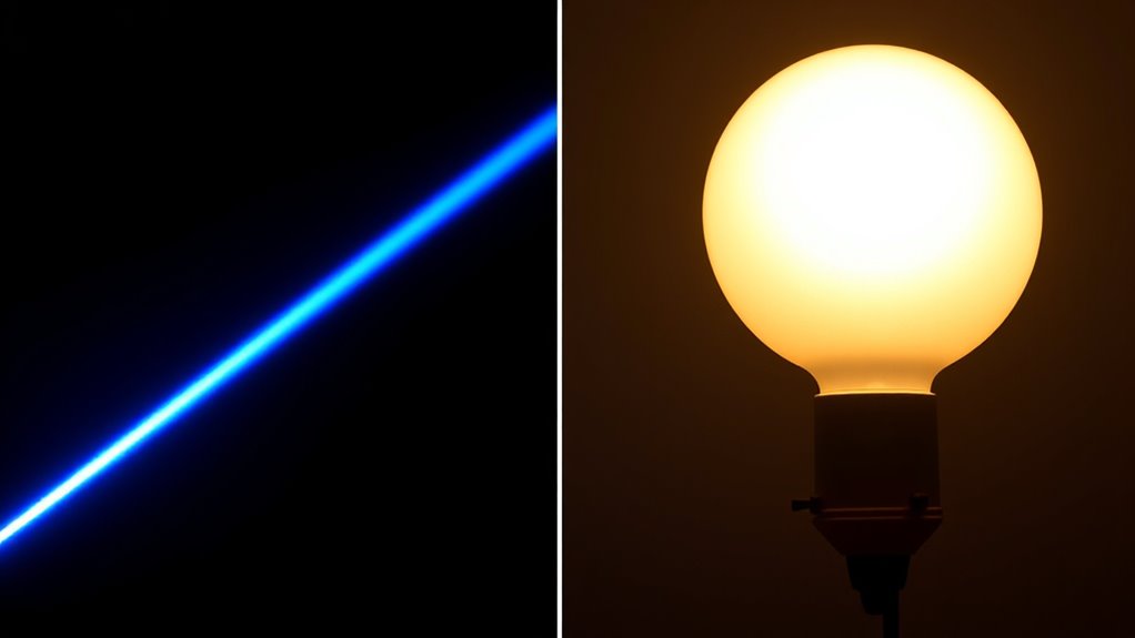 laser precision lamp versatility