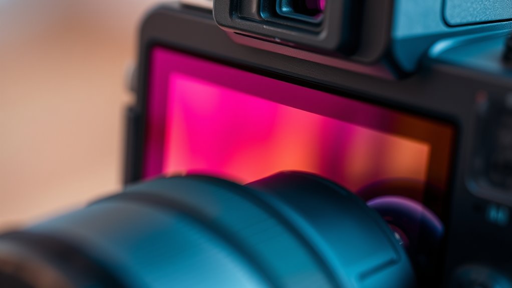 lens imperfections cause color artifacts