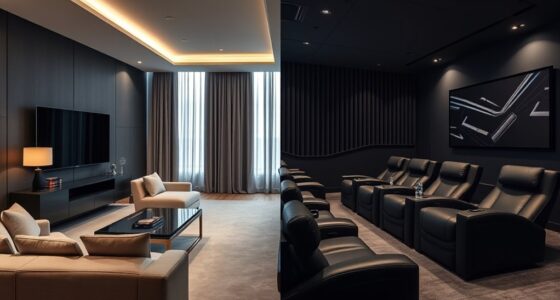 living room and theater terms