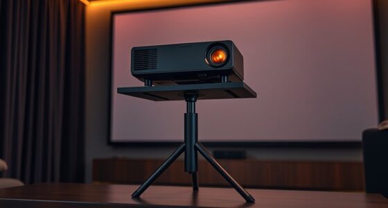 low lag projector stands