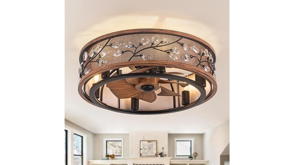 low profile ceiling fan