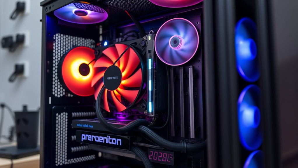 maintain device cooling efficiency