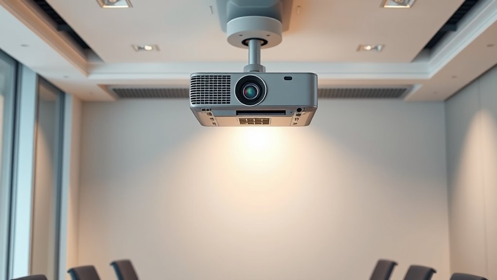 maintain proper projector clearance