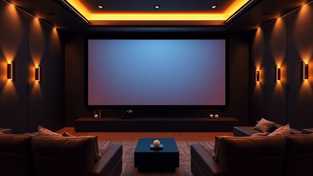 matching projector and lighting