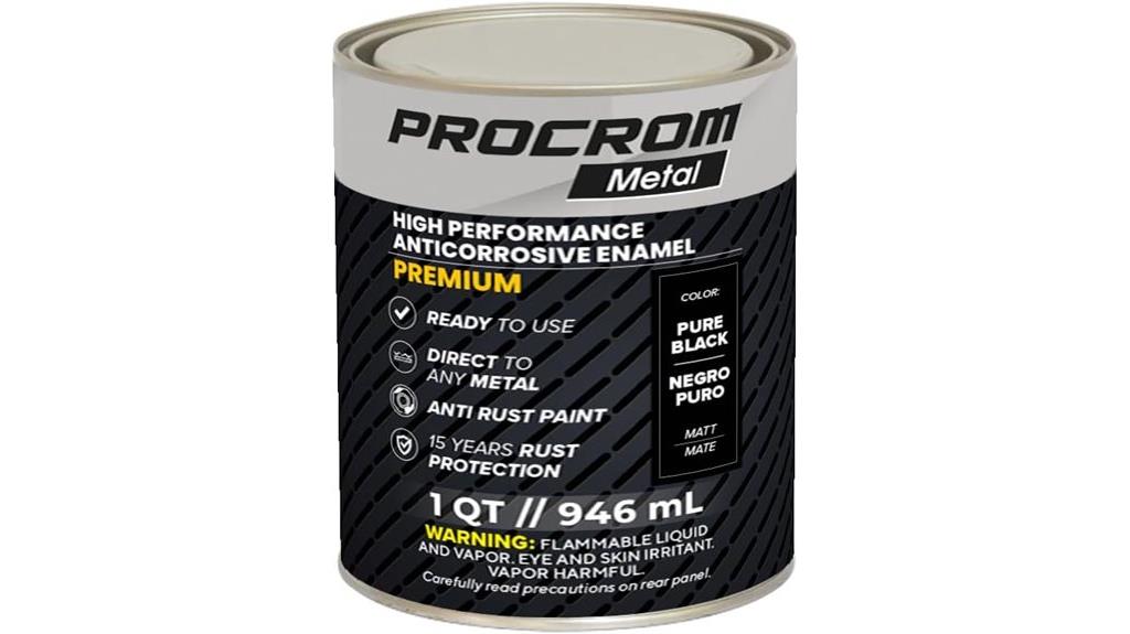 matte black quart finish