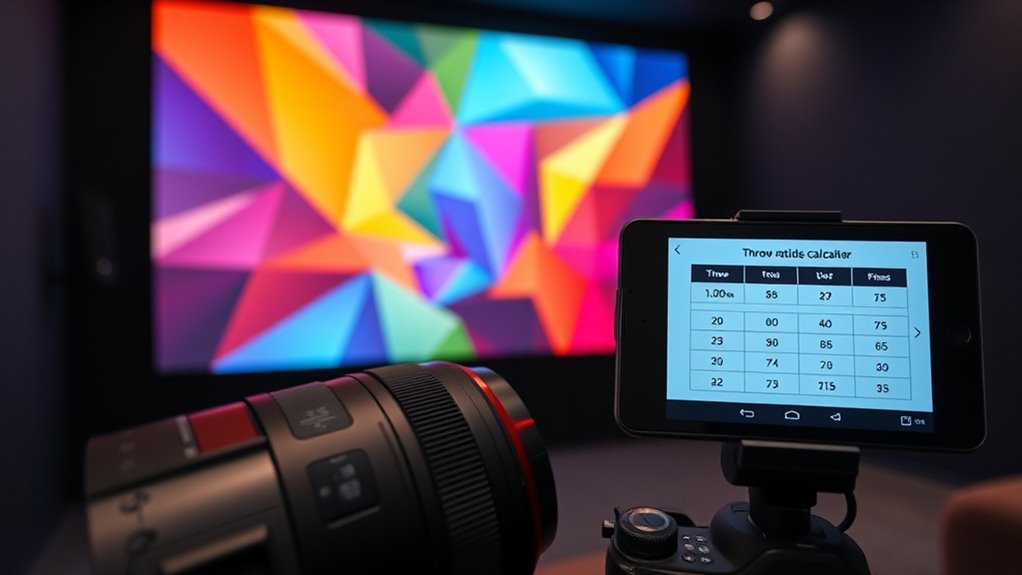 measuring projector setup requirements