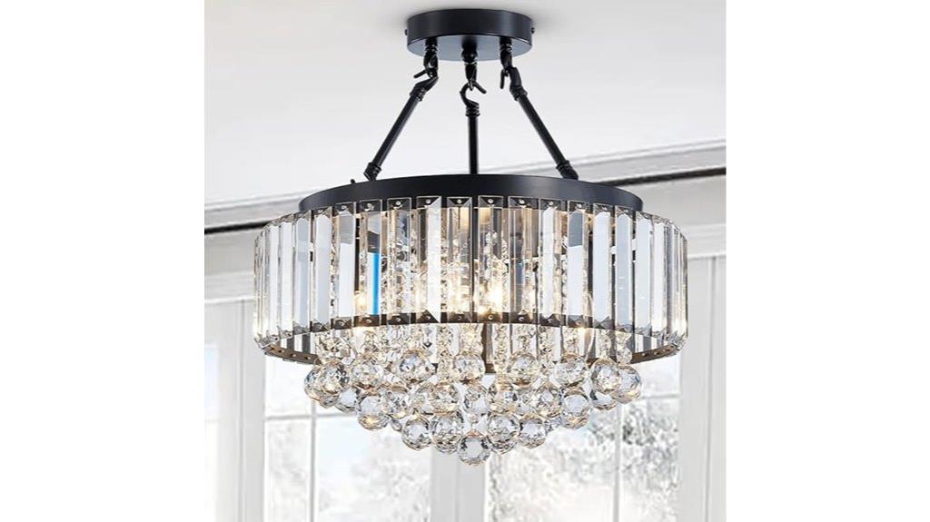 modern light crystal chandelier