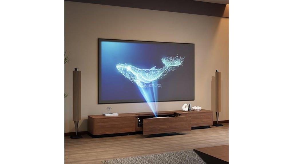 modern short throw tv cabinet