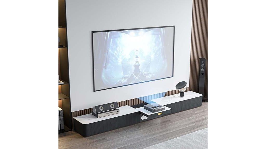 modern tv stand with storage