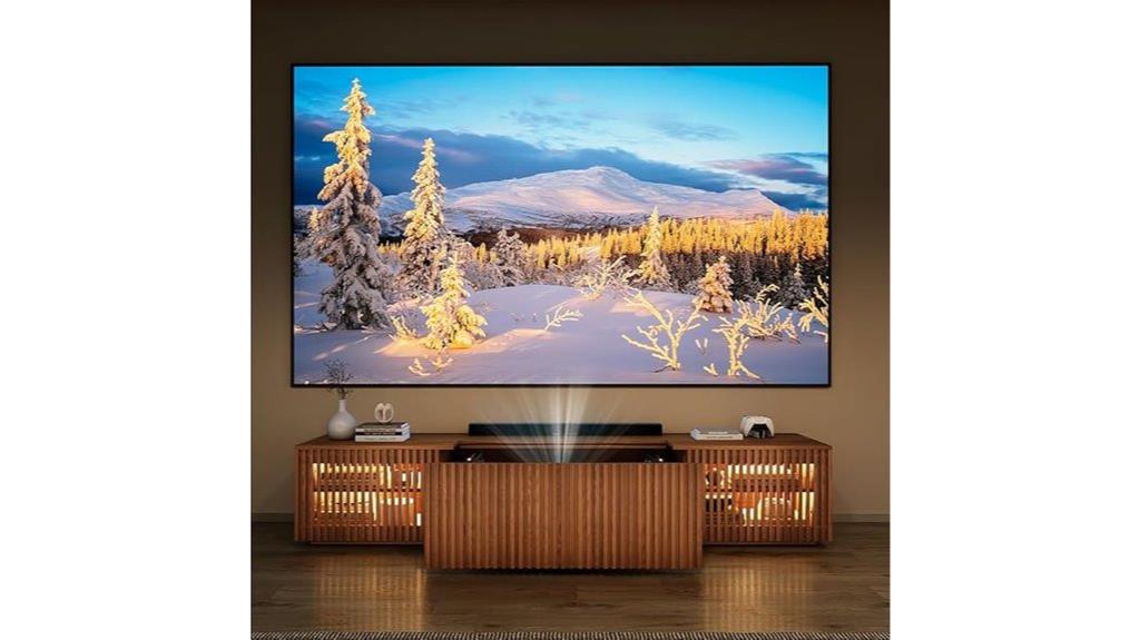 modern ultra short throw projector