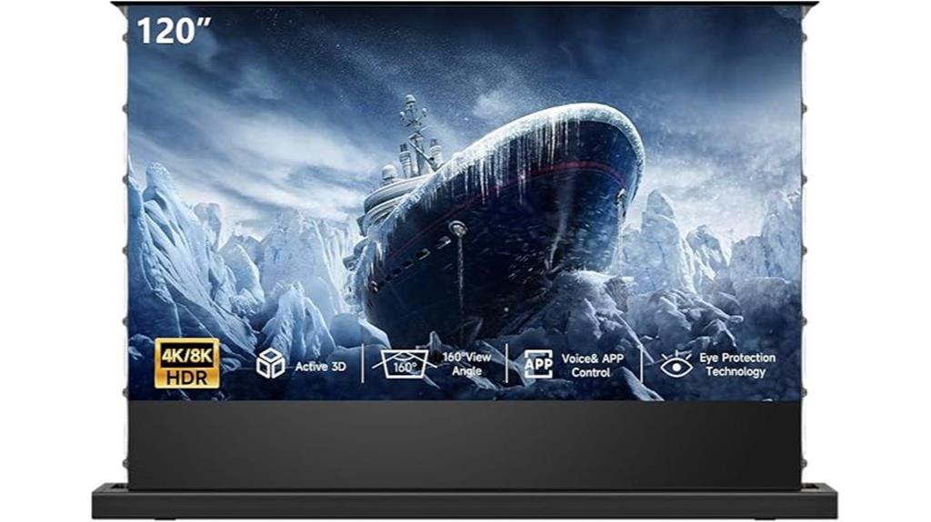 motorized 120 inch home screen