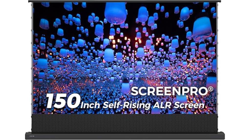 motorized 150 inch projector screen