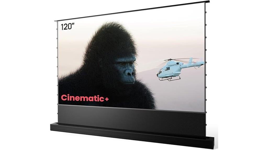 motorized alr floor screen