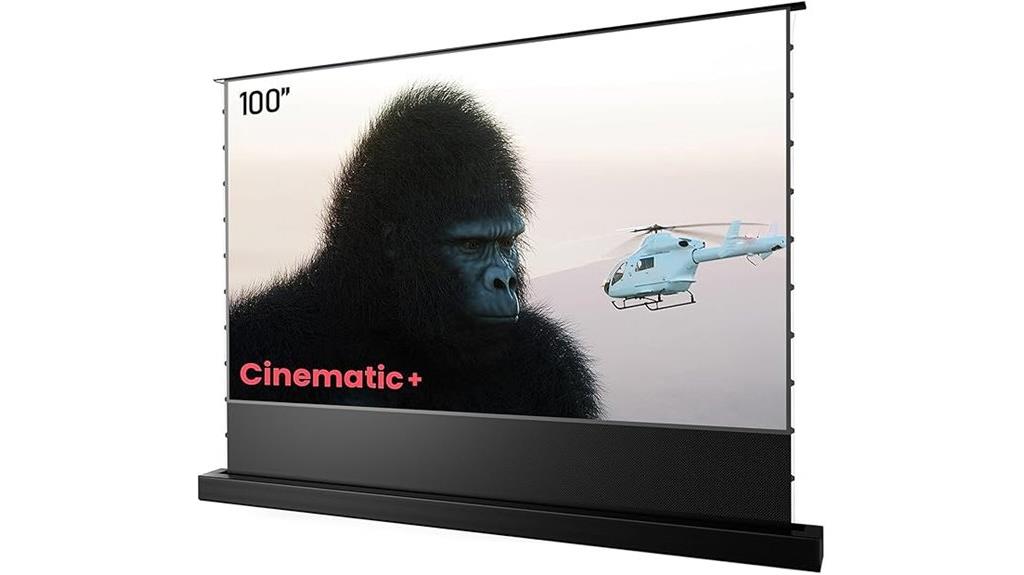 motorized alr projector screen