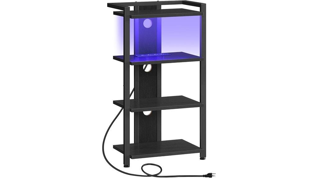 multifunctional media console with charging