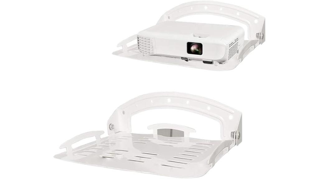 no drill foldable projector shelf