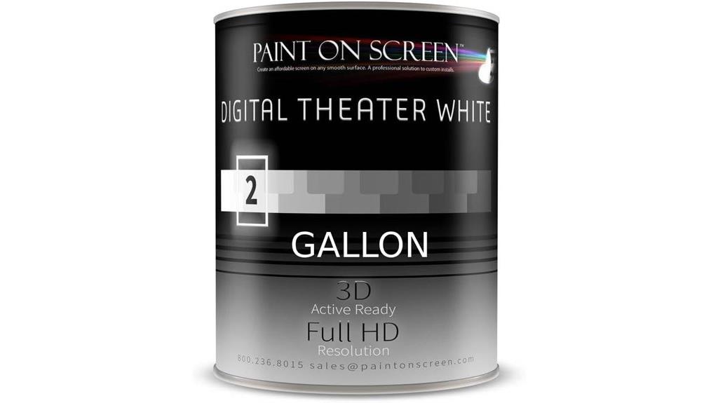 one gallon projector paint