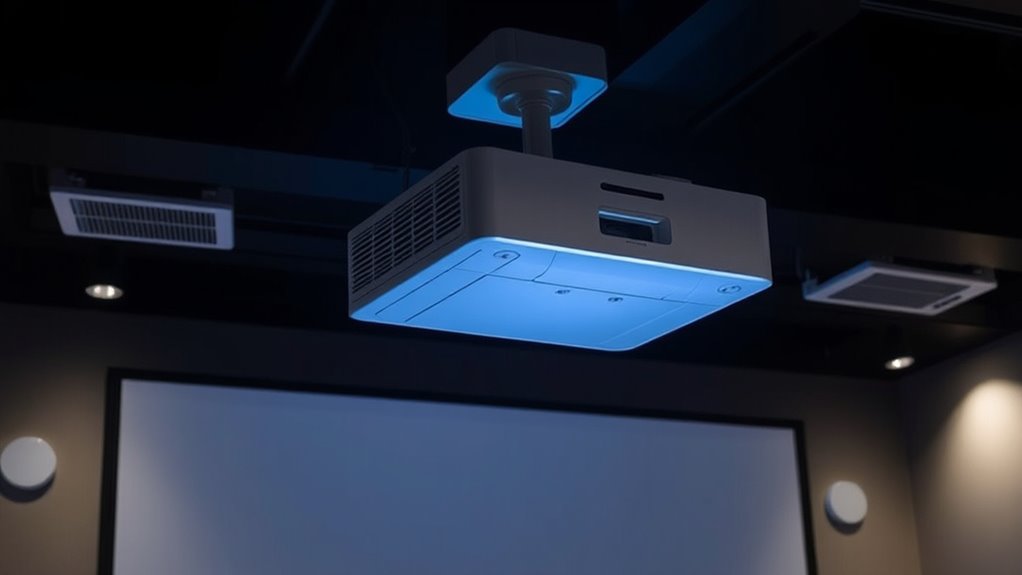 optimal projector placement techniques