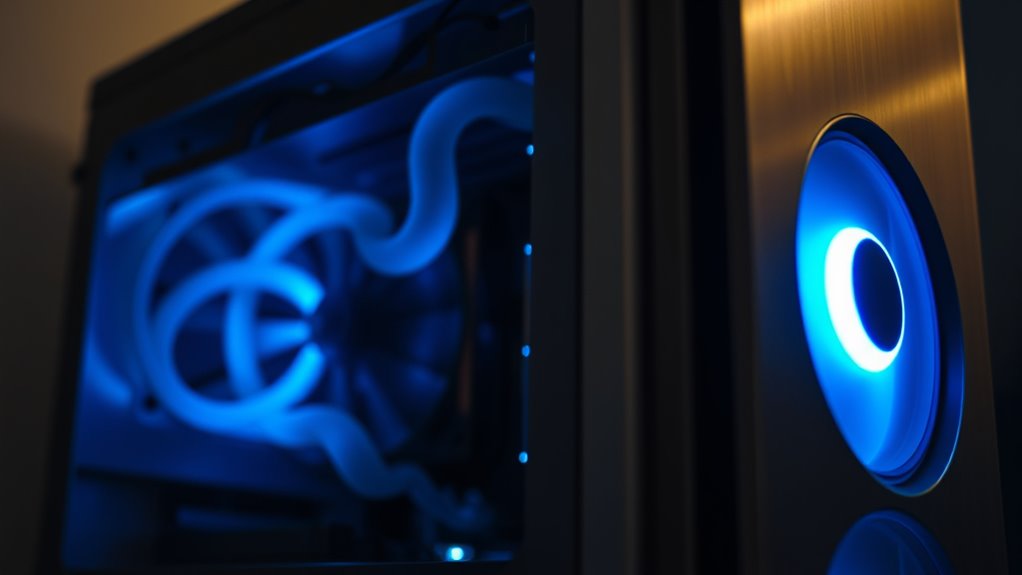 optimize fan placement and soundproofing