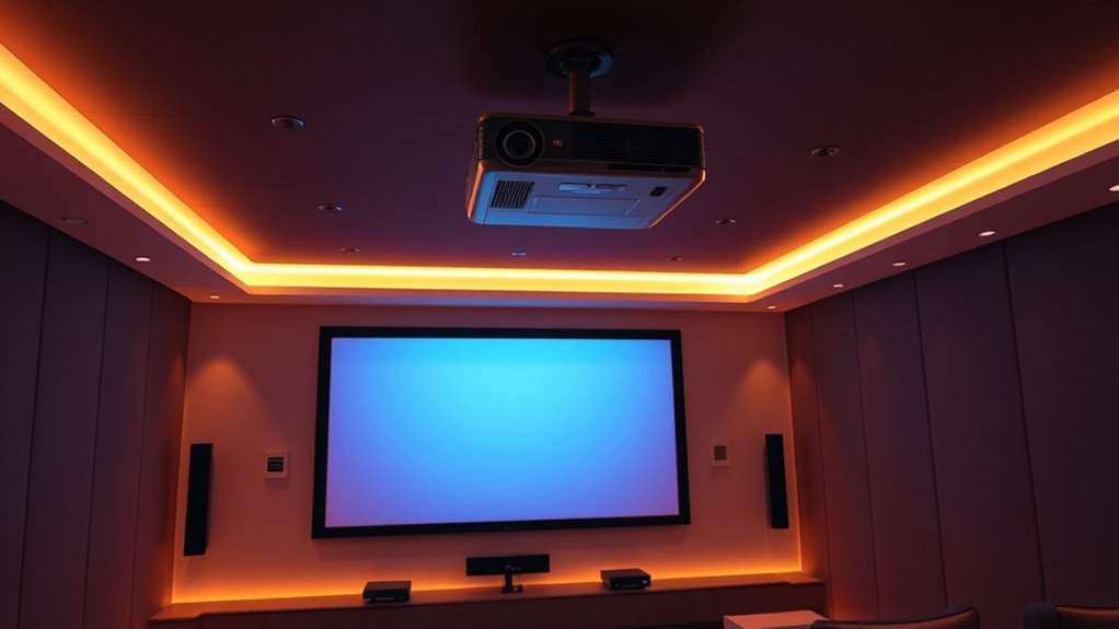 optimize projector setup properly