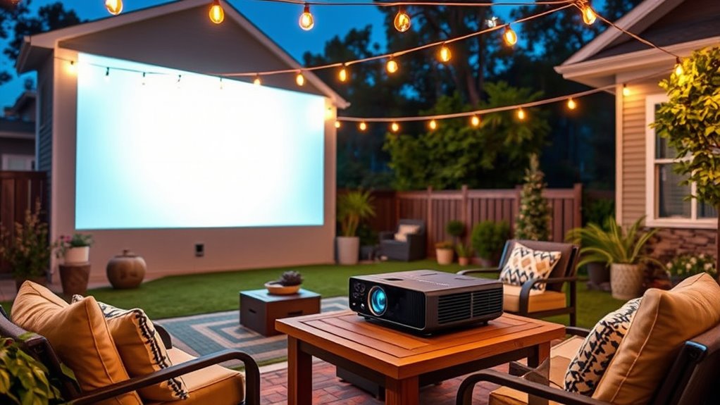 outdoor movie projector essentials