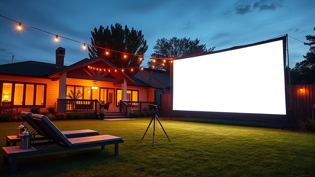 outdoor projection specifications