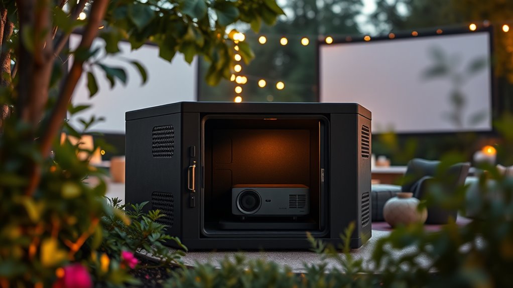 outdoor projector cabinet essentials