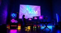 pc gaming with projectors