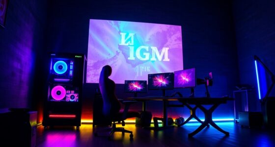 pc gaming with projectors