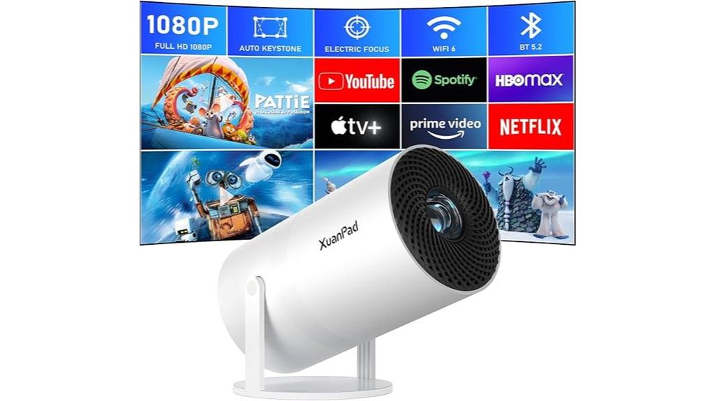 portable 1080p wifi projector