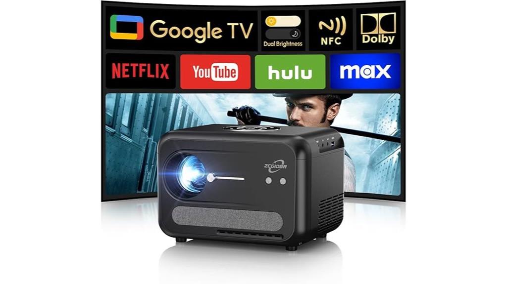 portable 4k smart projector