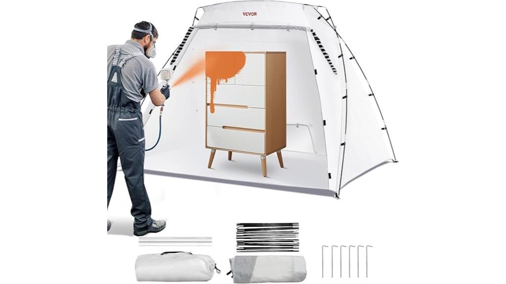 portable automotive paint booth