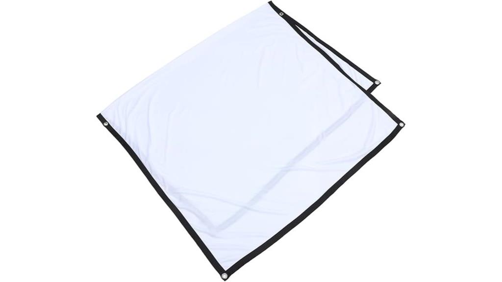 portable folding projector screen