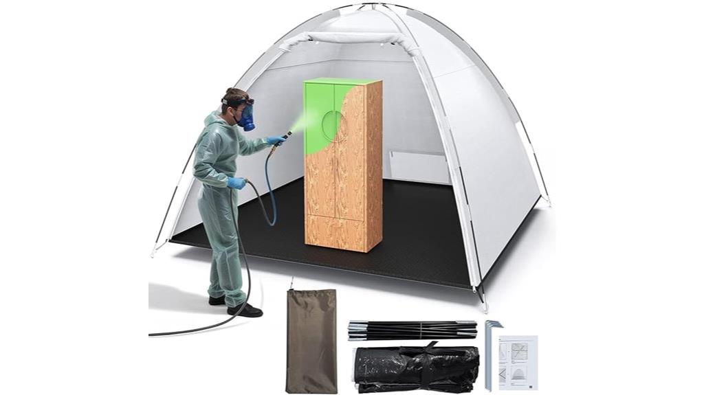 portable paint booth tent